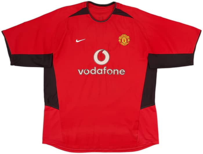 2002-04 Manchester United Home Shirt Beckham #7 - 6/10 - (XL)