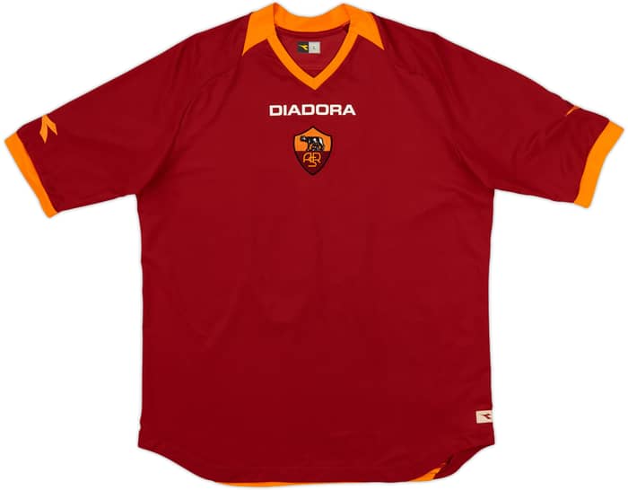 2006-07 Roma Home Shirt Totti #10 - 7/10 - (L)