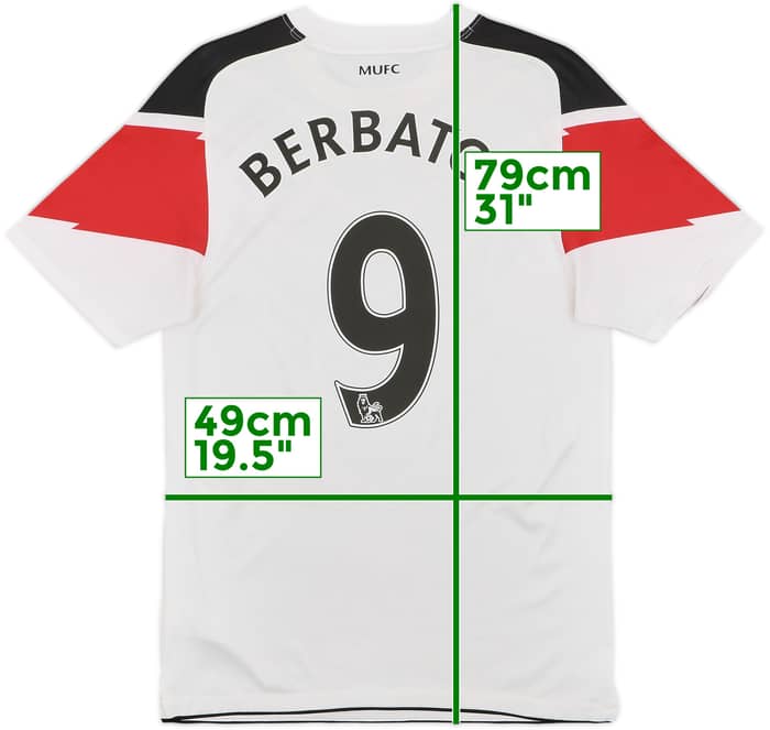 2010-12 Manchester United Away Shirt Berbatov #9 - 5/10 - (S)