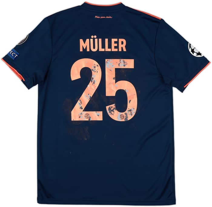 2019-20 Bayern Munich Third Shirt Muller #25 - 4/10 - (M)