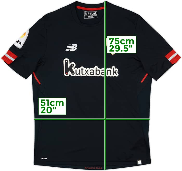 2017-18 Athletic Bilbao Away Shirt Laporte #4 (M)