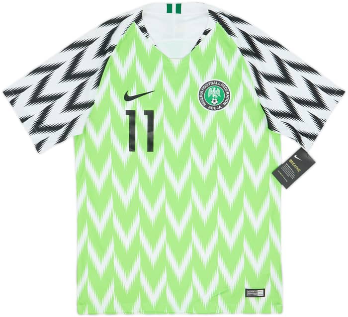 2018-19 Nigeria Home Shirt Moses #11 (S)