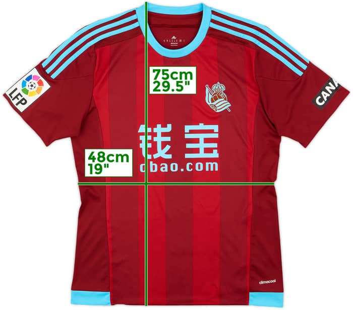 2015-16 Real Sociedad Away Shirt - 8/10 - (M)