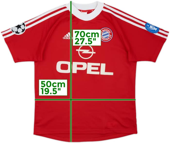 2001-02 Bayern Munich CL Shirt Salihamidzic #20 - 9/10 - (XL.Boys)