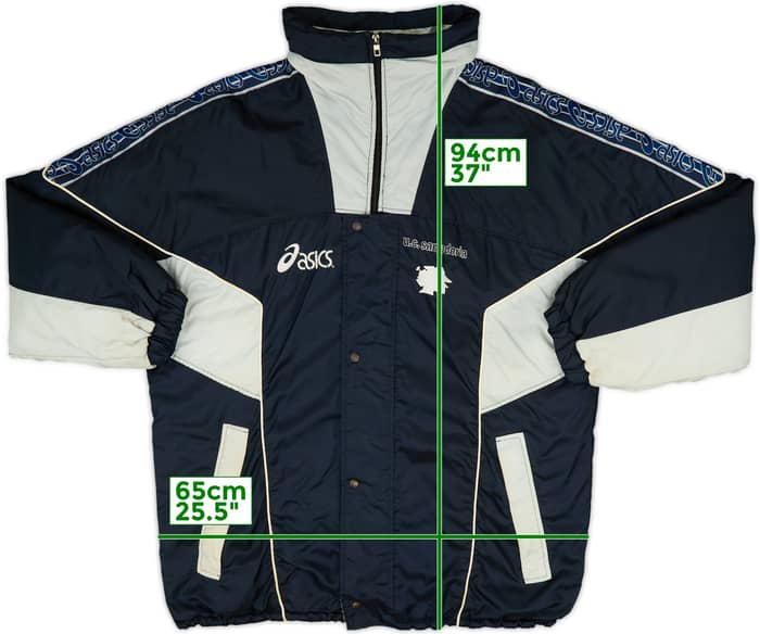 1992-93 Sampdoria Asics Padded Bench Coat - 8/10 - (XL)