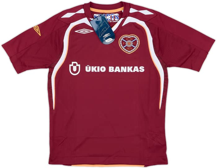 2007-08 Hearts Home Shirt (S.Boys)