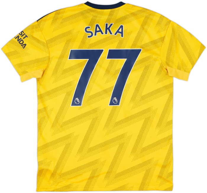 2019-20 Arsenal Away Shirt Saka #77 - 10/10 - (L)