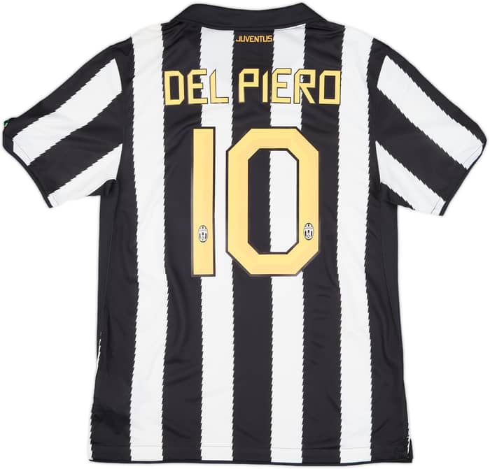 2010-11 Juventus Home Shirt Del Piero #10 - 9/10 - (M)