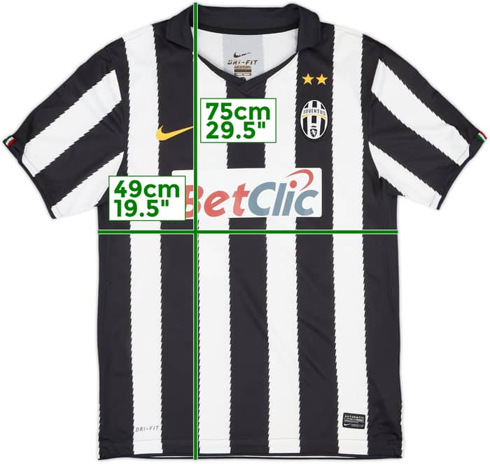 2010-11 Juventus Home Shirt Del Piero #10 - 9/10 - (M)