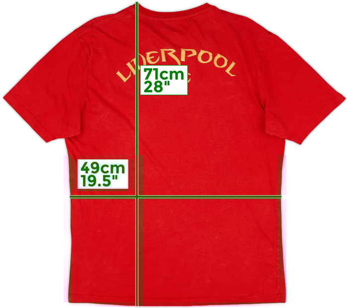 2012-13 Liverpool Warrior Cotton Tee - 8/10 - (M)