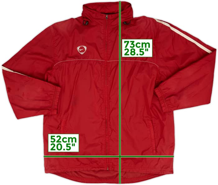 2005-06 Perugia Nike Hooded Rain Jacket - 5/10 - (L)