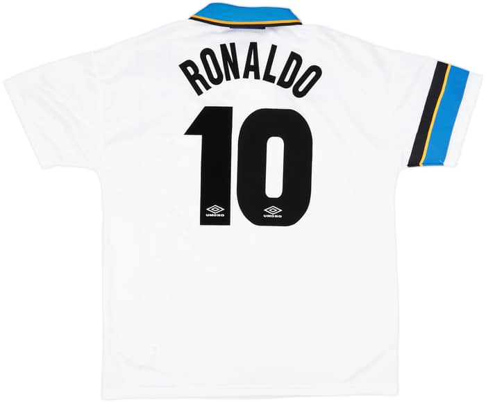 1997-98 Inter Milan Away Shirt Ronaldo #10 - 8/10 - (XL)