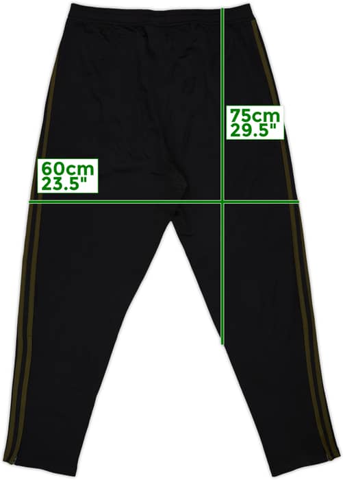 2016-17 AC Milan adidas Track Pants/Bottoms - 7/10 - (L)