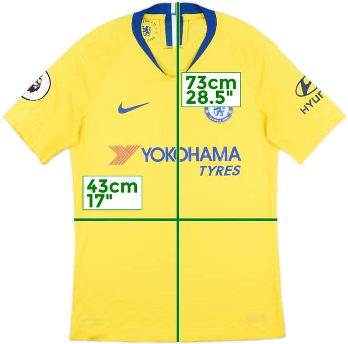 2018-19 Chelsea Authentic Away Shirt Jorginho #5 - 6/10 - (S)