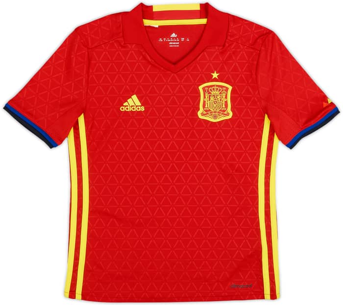 2016-17 Spain Home Shirt - 9/10 - (S.Boys)