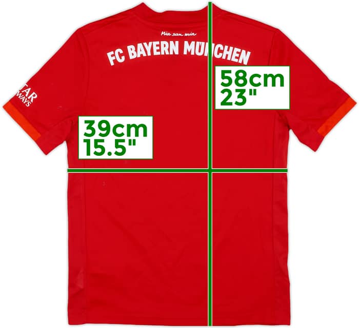 2019-20 Bayern Munich Home Shirt - 8/10 - (M.Boys)