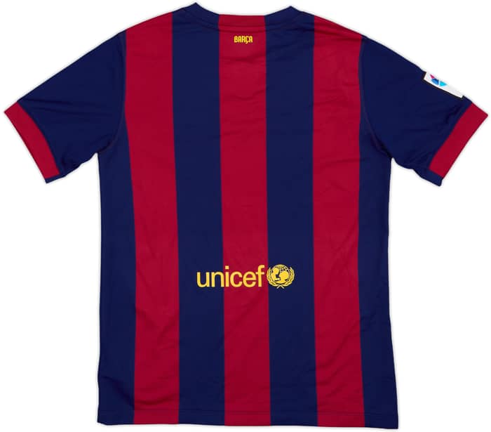 2014-15 Barcelona Home Shirt - 8/10 - (XL.Boys)