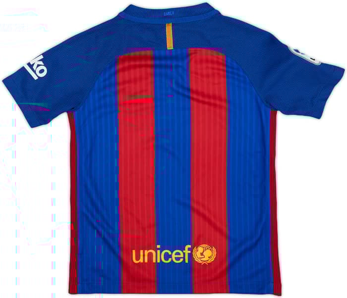 2016-17 Barcelona Home Shirt - 7/10 - (S.Boys)
