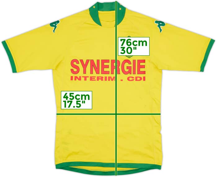 2008-09 Nantes Home Shirt - 6/10 - (S)
