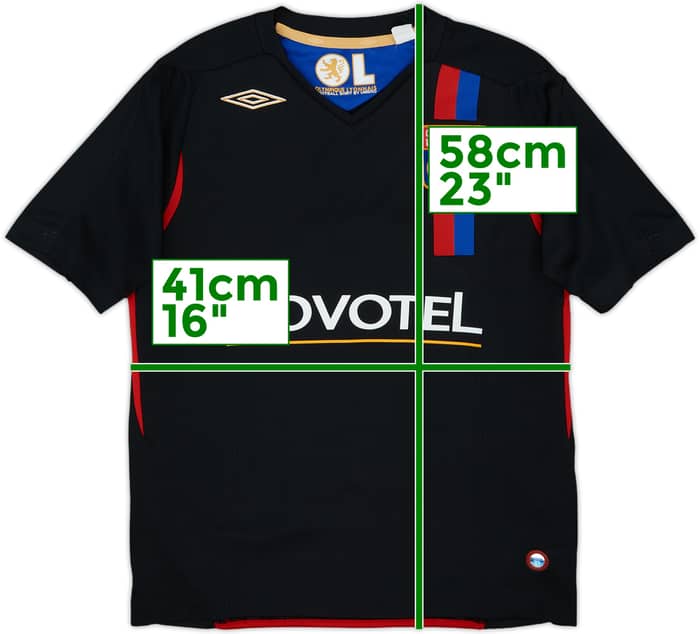 2007-08 Lyon Third Shirt Juninho #8 - 8/10 - (M.Boys)