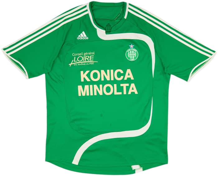 2007-08 Saint Etienne Home Shirt Perrin #24 - 6/10 - (XL)