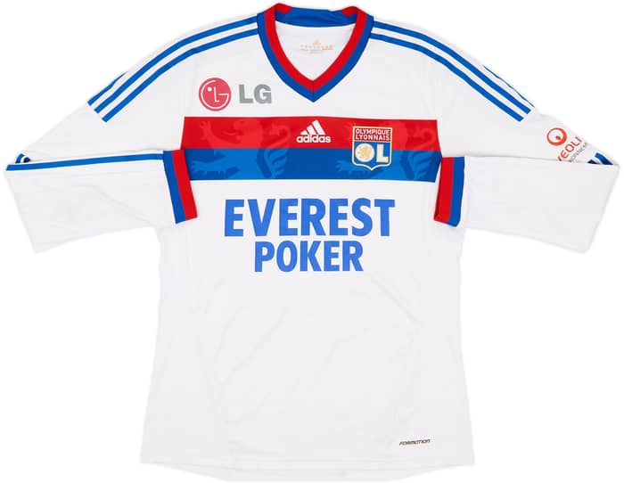 2011-12 Lyon Authentic Home L/S Shirt - 5/10 - (L)