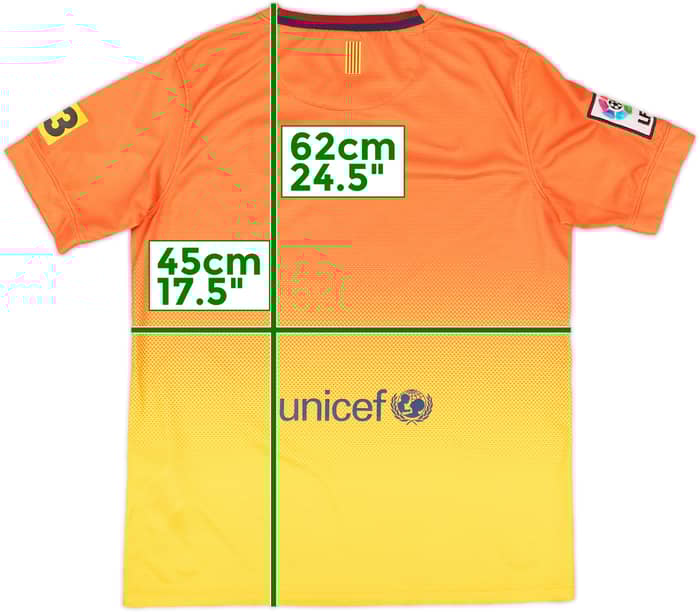 2012-13 Barcelona Away Shirt - 8/10 - (L.Boys)