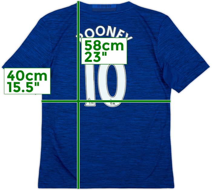 2016-17 Manchester United Away Shirt Rooney #10 - 8/10 - (M.Boys)