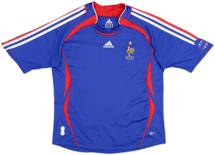 2006-07 France Home Shirt - 8/10 - (M.Boys)