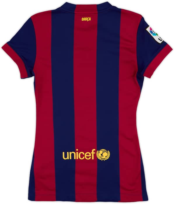 2014-15 Barcelona Home Shirt - 9/10 - (Women's XS)