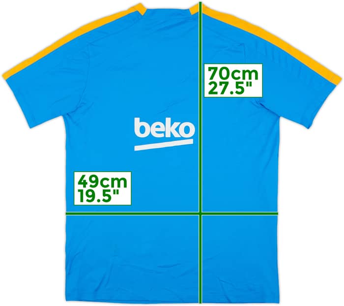 2015-16 Barcelona Nike Training Shirt - 8/10 - (L)