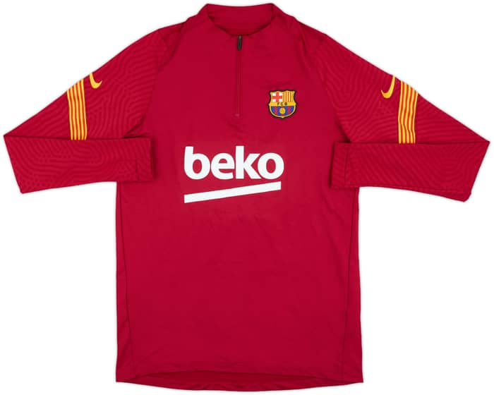 2020-21 Barcelona Nike 1/4 Zip Drill Top - 8/10 - (M)