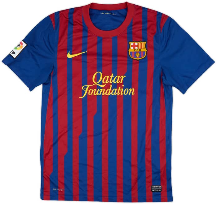 2011-12 Barcelona Home Shirt Abidal #22- 5/10 - (S)