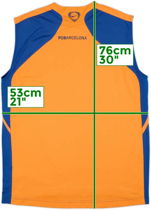 2007-08 Barcelona Nike Training Vest - 8/10 - (L)