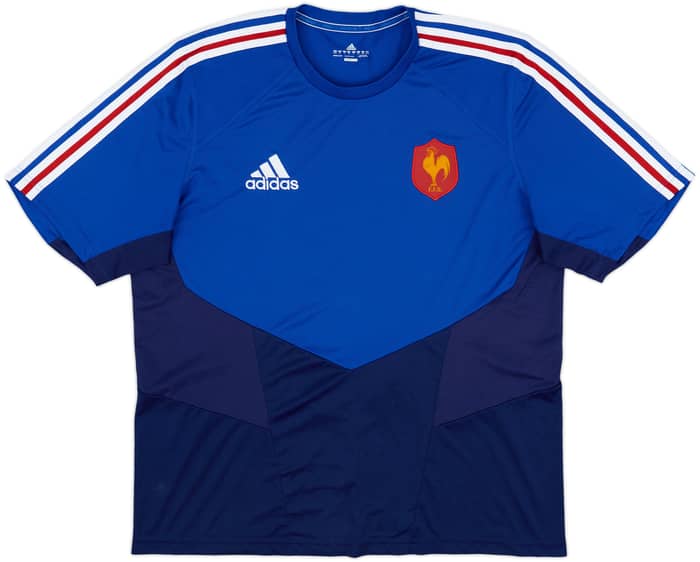 2011-12 France Rugby Home Shirt - 9/10 - (XXL)