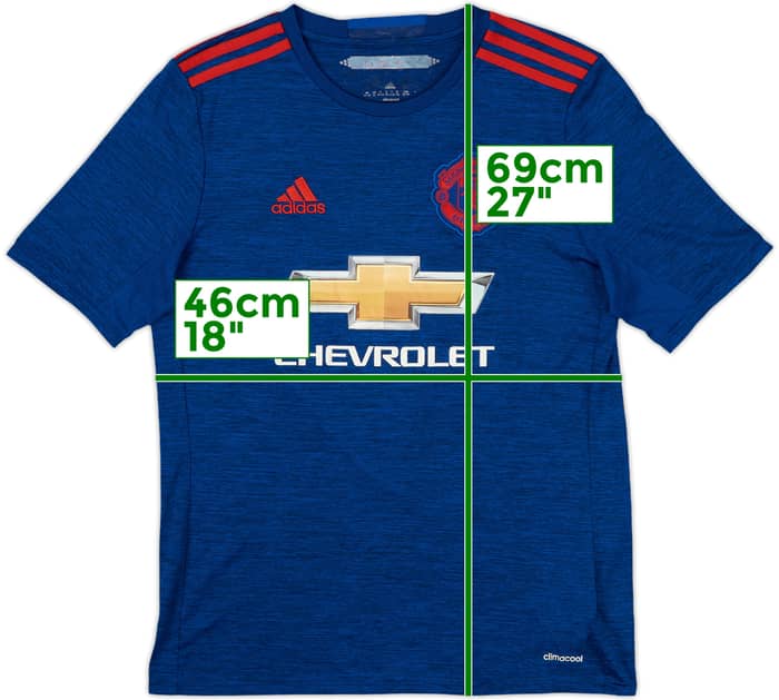 2016-17 Manchester United Away Shirt Rooney #10 - 8/10 - (XL.Boys)