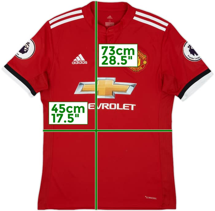 2017-18 Manchester United Home Shirt Pogba #6 - 5/10 - (S)