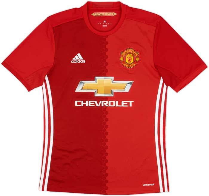 2016-17 Manchester United Home Shirt Ibrahimovic #9 - 7/10 - (S)