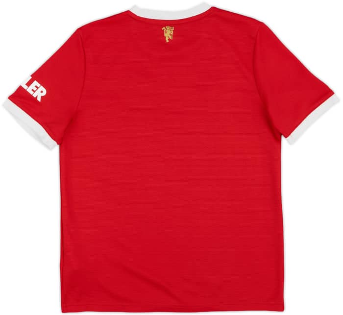 2021-22 Manchester United Home Shirt - 8/10 - (L.Boys)