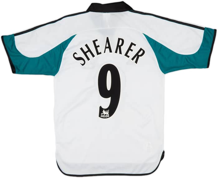 1999-00 Newcastle Away Shirt Shearer #9 - 9/10 - (S)