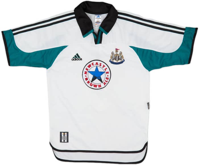 1999-00 Newcastle Away Shirt Shearer #9 - 9/10 - (S)