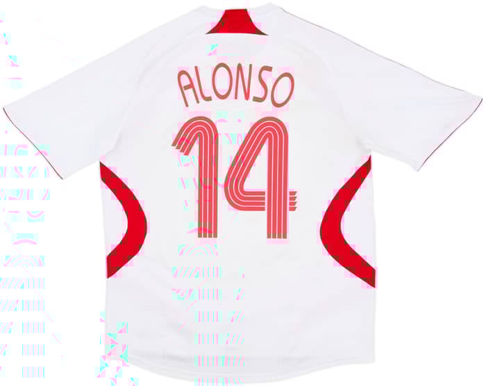 2007-08 Liverpool Away Shirt Alonso #14 - 5/10 - (M)