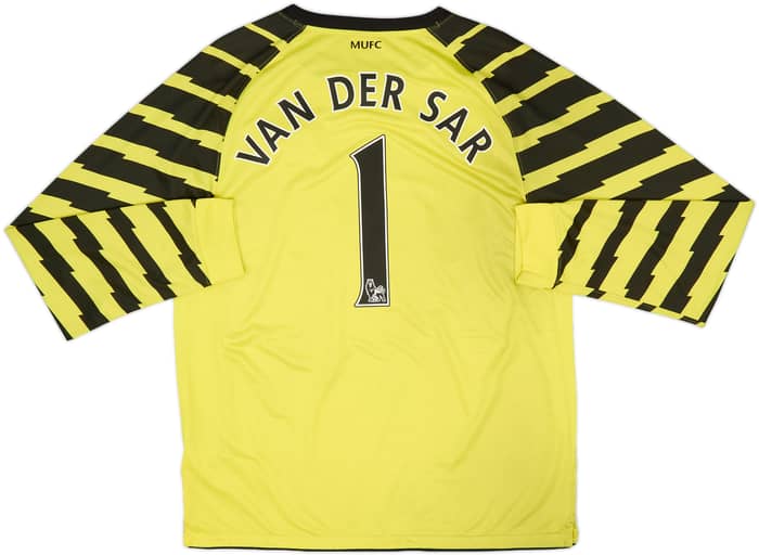 2010-11 Manchester United Yellow GK Shirt Van Der Sar #1 - 6/10 - (L)