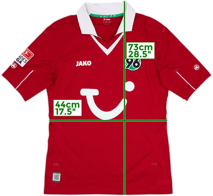 2012-13 Hannover 96 Signed Home Shirt Abdellaoue #25 - 6/10 - (S)