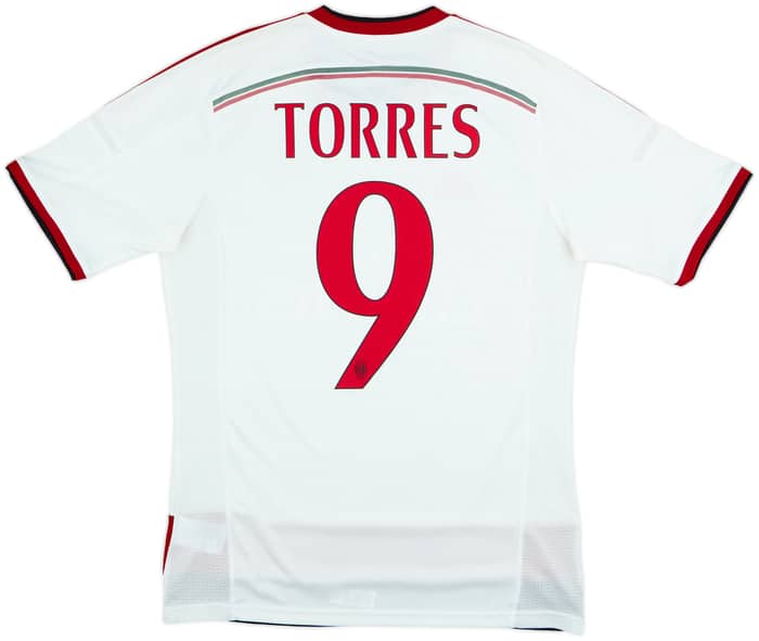2014-15 AC Milan Away Shirt Torres #9 - 10/10 - (M)