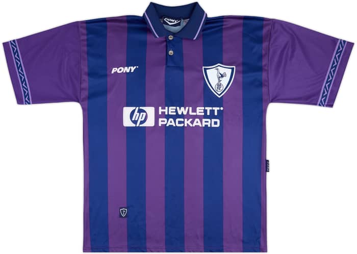 1995-97 Tottenham Away Shirt Sheringham #10 - 8/10 - (L)