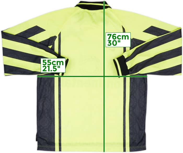 1996-97 Borussia Dortmund Home L/S Shirt - 7/10 - (L)