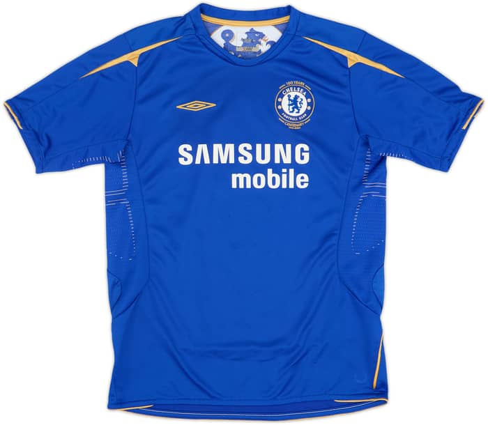 2005-06 Chelsea Centenary Home Shirt Lampard #8 - 8/10 - (L.Boys)