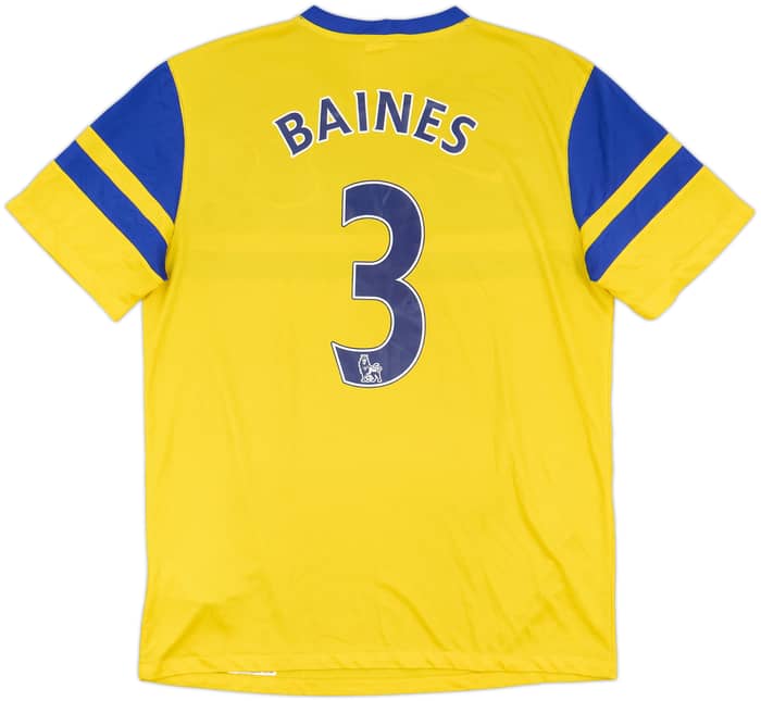 2013-14 Everton Away Shirt Baines #3 - 7/10 - (L)