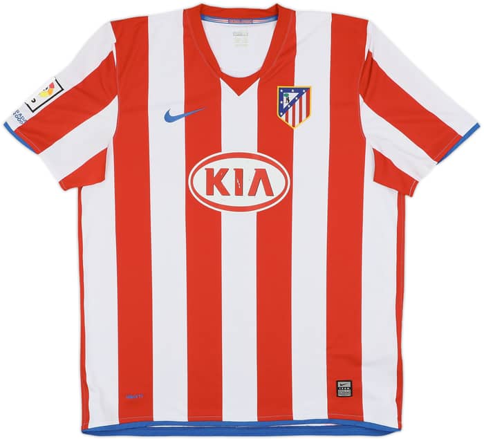 2009-10 Atletico Madrid Home Shirt - 6/10 - (XL)